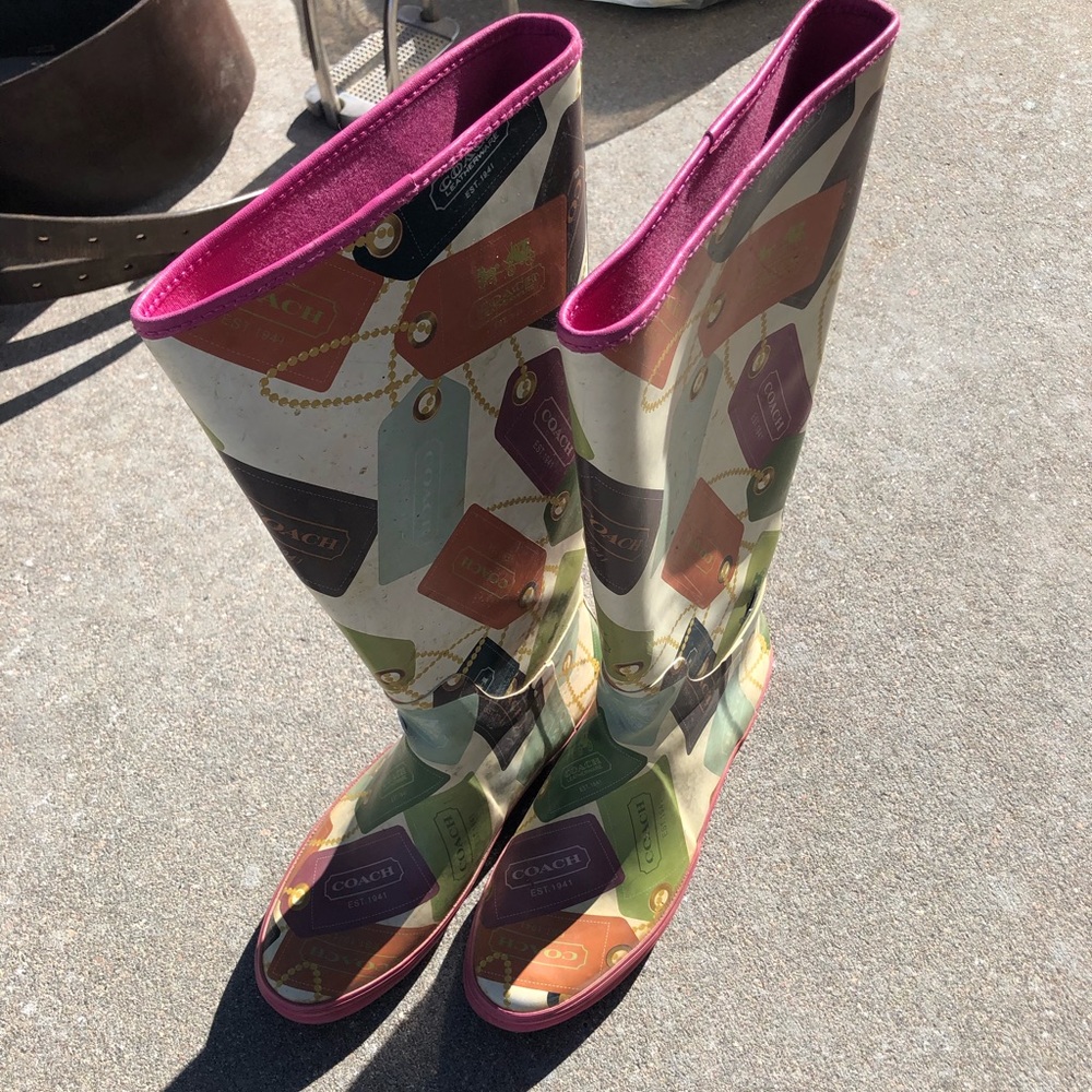 • Coach • Rain Boots